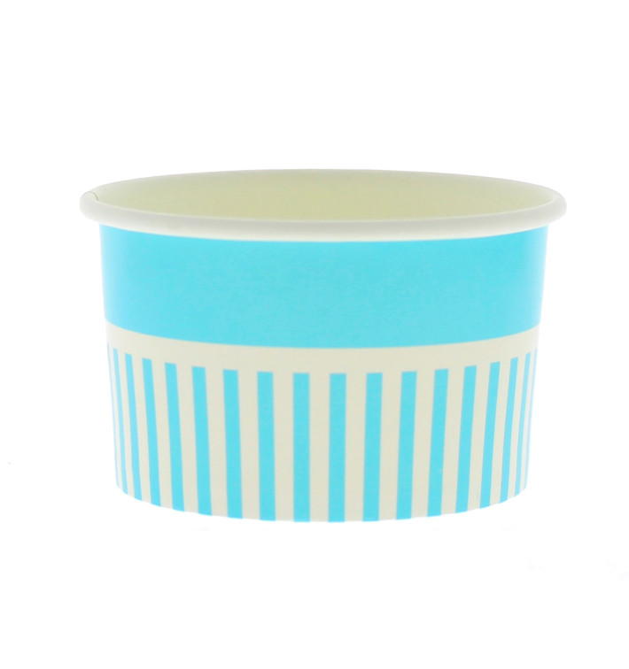 Pot à glace en carton 12oz/360ml Bleu (1000 Utés) Pot à glace en carton 12oz/360ml Bleu (1000 Utés)