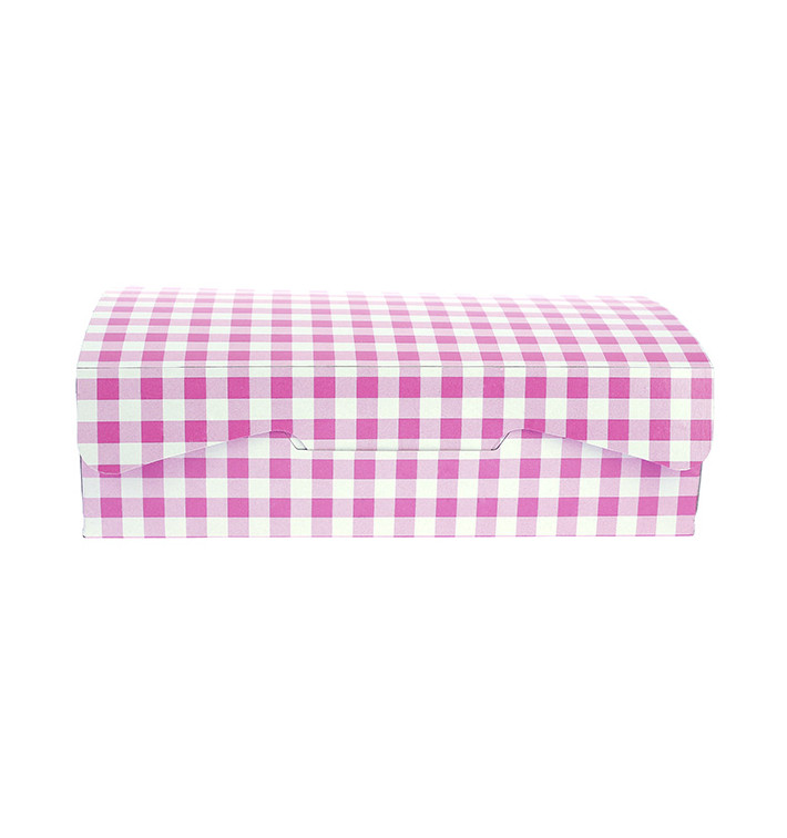 Boîte pâtissière 18,2x13,6x5,2cm 500g. Rose (20 Utés) Boîte pâtissière 18,2x13,6x5,2cm 500g. Rose (20 Utés)