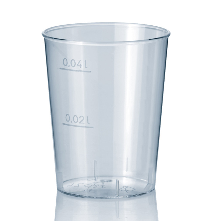 Verre Plastique Dur Transparent PS 40ml (50 Unités) Verre Plastique Dur Transparent PS 40ml (50 Unités)