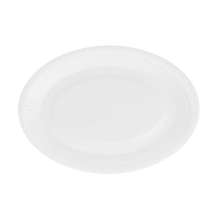 Assiette plate Ovale en FOAM 260mm (500 Utés) Assiette plate Ovale en FOAM 260mm (500 Utés)