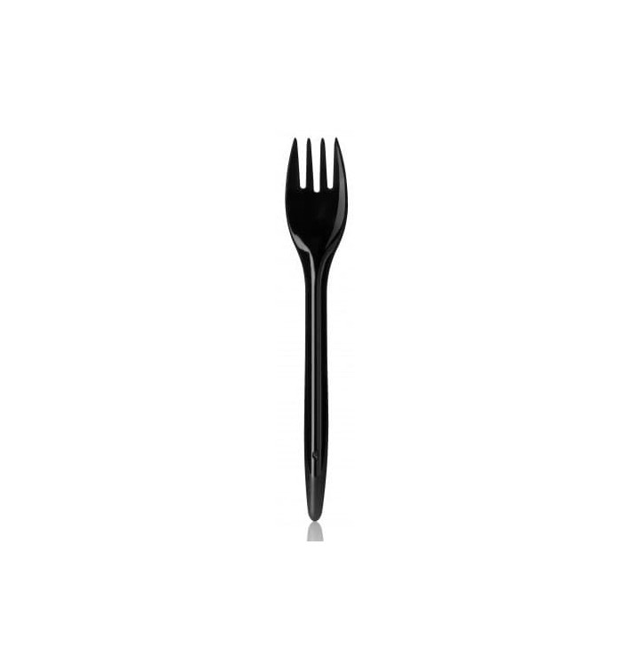 Fourchette Plastique Luxury Noire 175mm (100 Unités) Fourchette Plastique Luxury Noire 175mm (100 Unités)