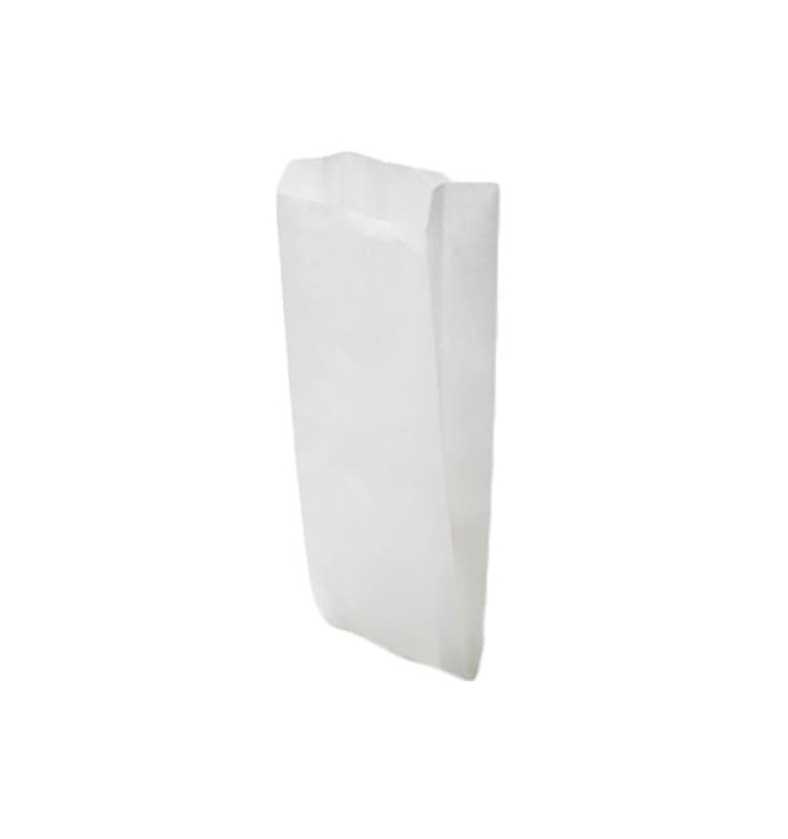 Sac Papier Blanc 12+6x20cm (250 Unités) Sac Papier Blanc 12+6x20cm (250 Unités)