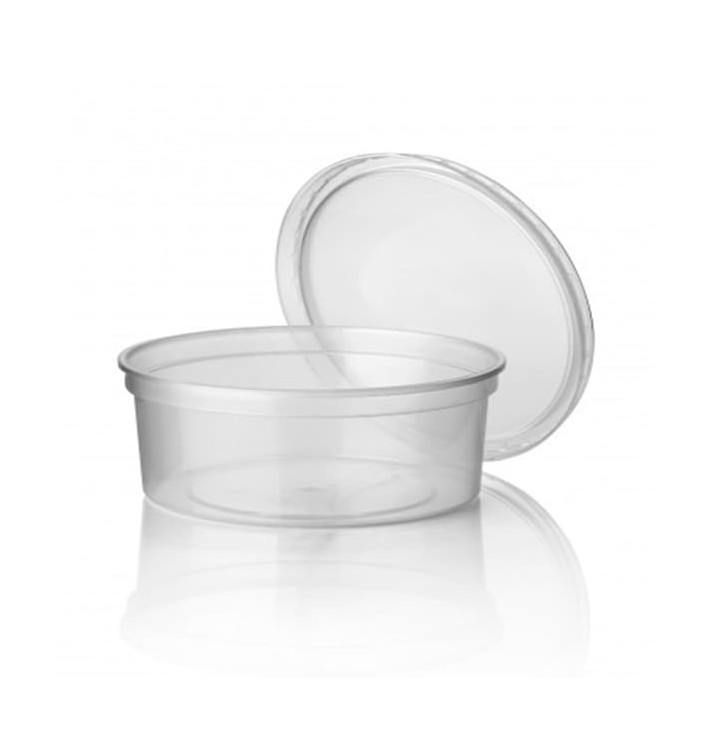 Pot en Plastique Transparent 350ml Ø11,5cm (50 Utés) Pot en Plastique Transparent 350ml Ø11,5cm (50 Utés)