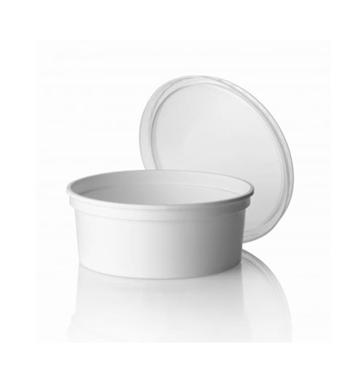 Pot en Plastique Blanc 350 ml Ø11,5cm (50 Utés) Pot en Plastique Blanc 350 ml Ø11,5cm (50 Utés)