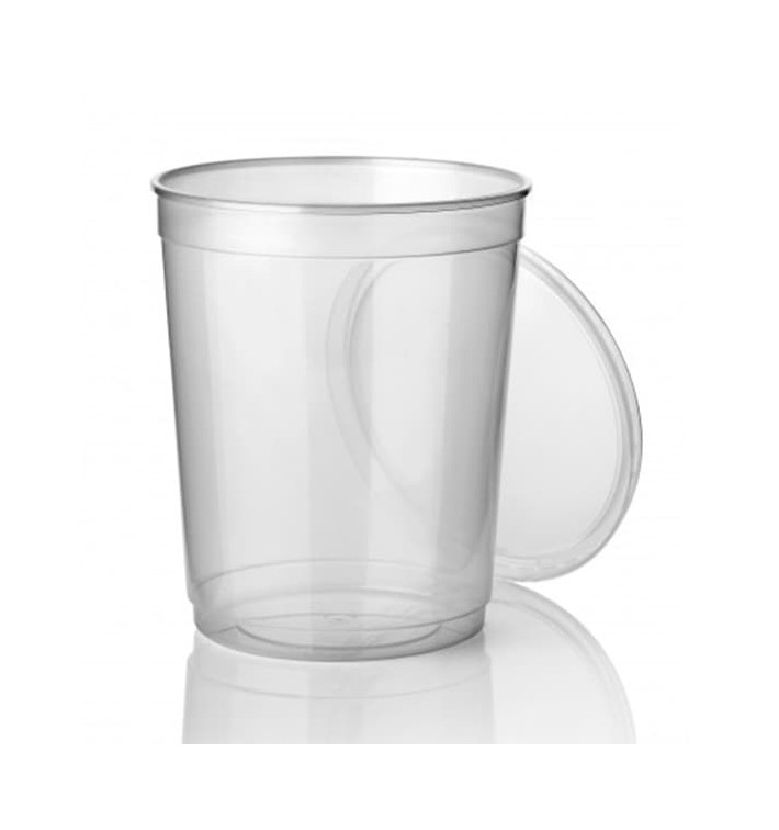 Pot en Plastique Transparent 1000ml Ø11,5cm (50 Utés) Pot en Plastique Transparent 1000ml Ø11,5cm (50 Utés)
