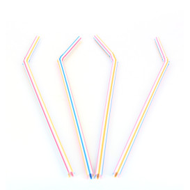 Pailles Flexibles  Ø 5 mm 23 cm 