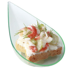 Proeving lepel PS met handvat "Water groen" 5x10cm (200 stuks)
