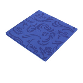 Airlaid Servetten "Damascato" blauw 40x40cm (1000 stuks)