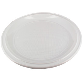 Plastic bord PS voor Pizza wit 28 cm 