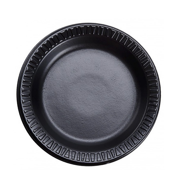 Assiette Thermique FOAM "Quiet Classic" Stratifié Noir Ø180mm 