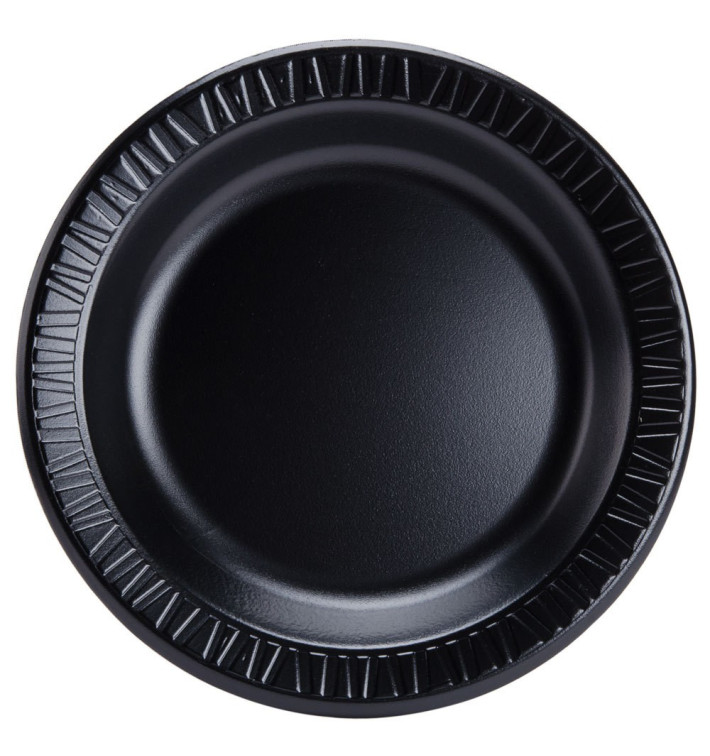 Assiette Thermique FOAM "Quiet Classic" Stratifié Noir Ø230mm 