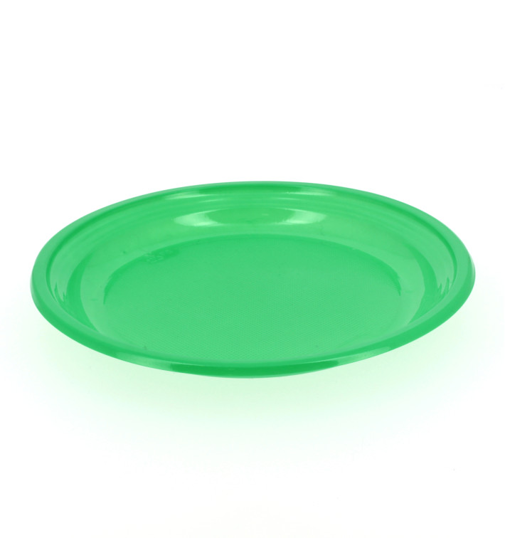 Assiette Plate Plastique Verte 205mm Assiette Plate Plastique Verte 205mm
