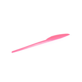 Plastic PS mes  fuchsia 16,5 cm (900 stuks)