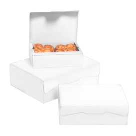 Boîte pâtissière 17,5x11,5x4,7cm 250g Blanc (360 Unités)