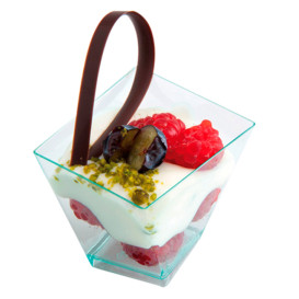 Verrine Dégustation irrégulier "Water Green" (12 Utés)