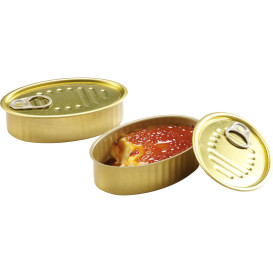 Boîte de dégustation Aluminium 120ml 112x70x30mm (240 Unités)
