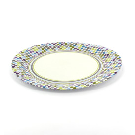 Papieren bord "Raenas en Topos" Design 23cm (504 stuks)