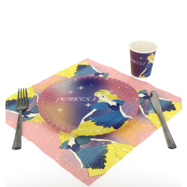 Verre carton princesse 200ml (500 Unités)