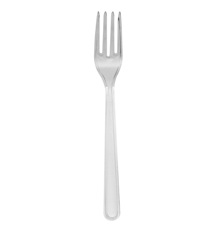 Plastic vork Magnum transparant 18,5cm Plastic vork Magnum transparant 18,5cm