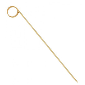 Pique en Bambou Décoré Spirale 200mm (5000 Unités)