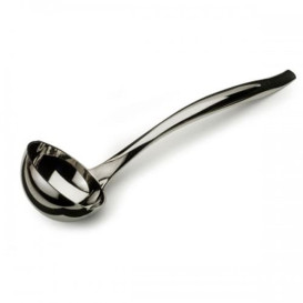Plastic pollepel PS gemetalliseerd 30cm