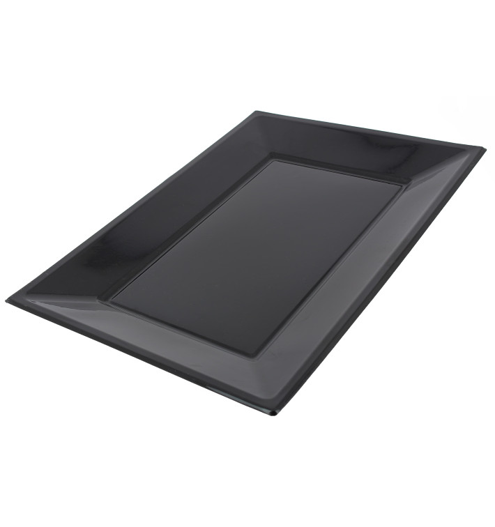 Plastic dienblad zwart 33x22,5cm Plastic dienblad zwart 33x22,5cm