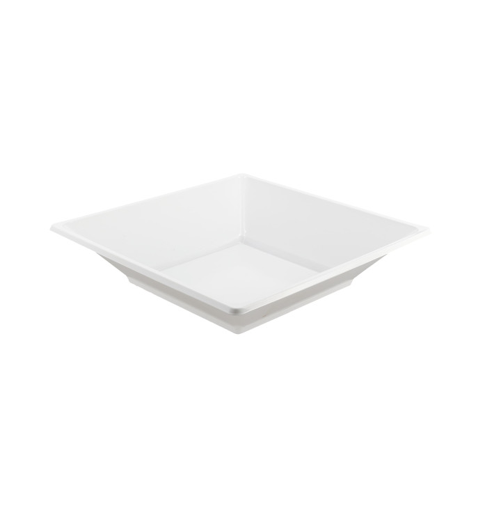 Assiette Plastique Carrée Creuse Blanche 170mm Assiette Plastique Carrée Creuse Blanche 170mm