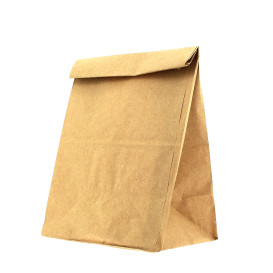 Sac en papier KRAFT sans anses 15+9x28cm (25 Unités)