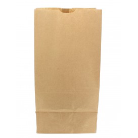 Papieren zak zonder handvat kraft 18+12x29cm (25 stuks)