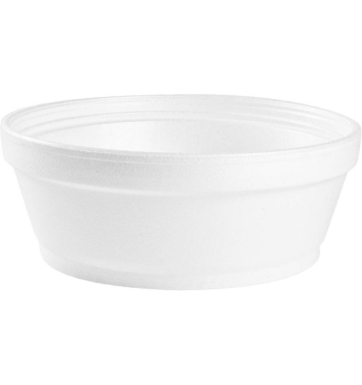 Schuim Container wit 8Oz/240ml Ø8,9cm Schuim Container wit 8Oz/240ml Ø8,9cm