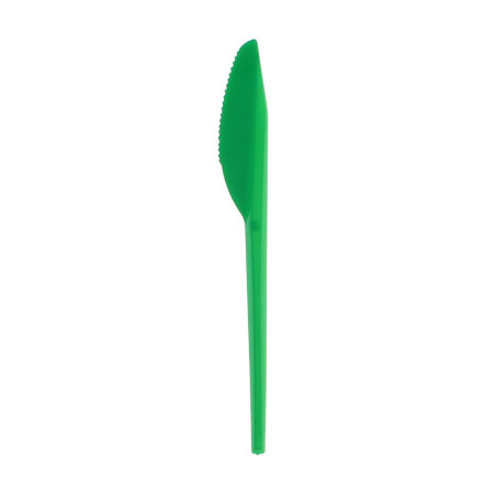 Plastic PS mes groen 16,5 cm (900 stuks)