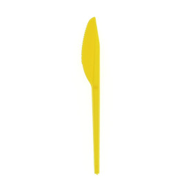 Couteau Plastique Jaune de 165mm 