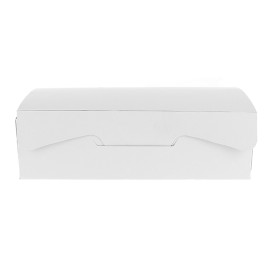 Boîte pâtissière 18,2x13,6x5,2cm 500g Blanc (25 Unités)