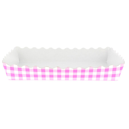 Plateau Rose pour Pâtisserie 18,2x12,2x3cm (500 Utés)