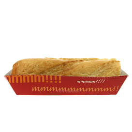 Barquette HOT DOG 17,0x5,5x3,8cm (25 Utés)