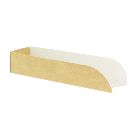 Emballage Hot Dog Kraft 17x5x3,5cm (100 Unités)