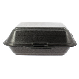Schuim stokbrood Container zwart 1,85x1,5x0,70cm (500 stuks)