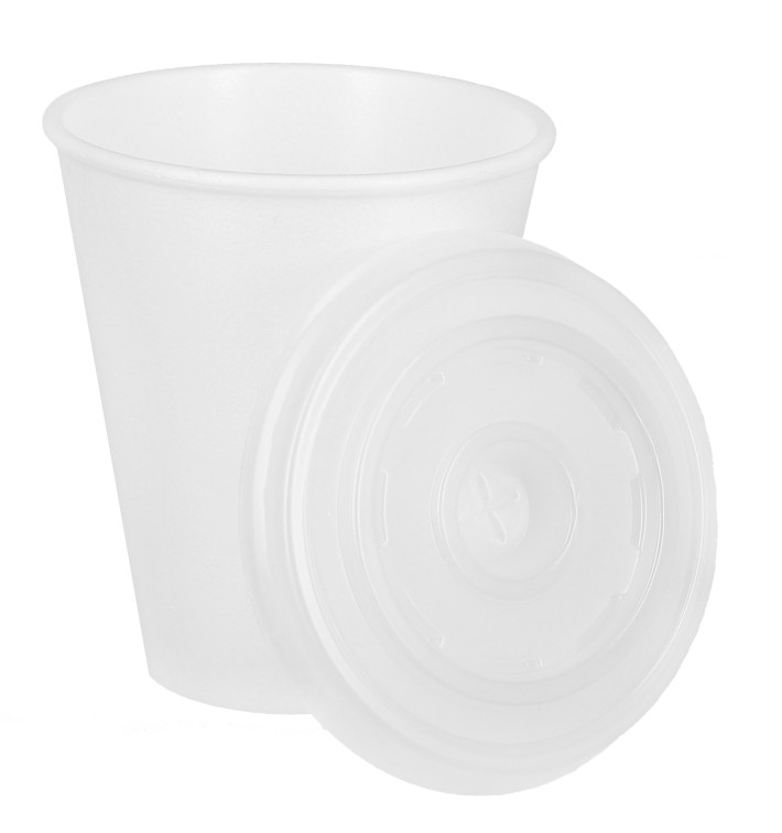 Gobelet Foam 7 Oz/200ml Blanc+ Couvercle Gobelet Foam 7 Oz/200ml Blanc+ Couvercle