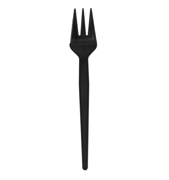 Plastic vork "Sierra" zwart 13,5cm Plastic vork "Sierra" zwart 13,5cm
