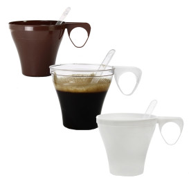 Tasse plastique Dur Transparent 80ml (1.200 Unités)
