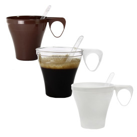 Tasse Plastique Dur Blanc 80ml (1.200 Unités)