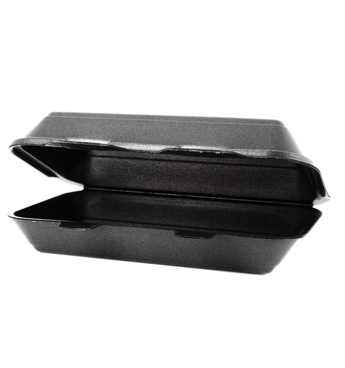 Boîte en FOAM LunchBox Noir 240x155x70mm Boîte en FOAM LunchBox Noir 240x155x70mm