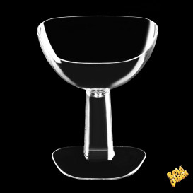 Plastic Proeving glas PS "Viva" transparant 55ml (12 stuks) 