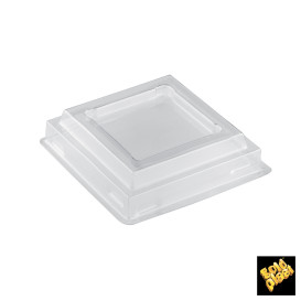 Couvercle Verrine Vague PET 100ml (1000 Unités)