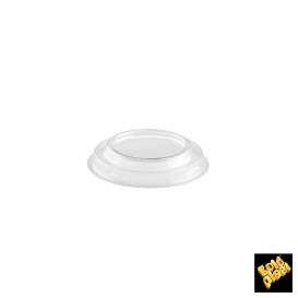 Plastic PET Deksel voor Plastic Proeving beker "Extra" Kegel vormig transparant 150ml 