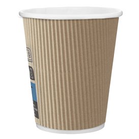 Gobelet Carton 8Oz/250ml Marron Ø8cm (25 Unités)