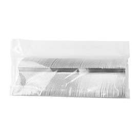 Plastic mini vork gemetalliseerd 10cm (1000 stuks)