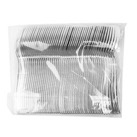 Plastic lepel  gemetalliseerd 17,5cm (50 stuks) 