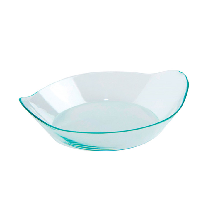 Proeving plastic kom PS Plat "Ondas" Water groen 36ml Proeving plastic kom PS Plat "Ondas" Water groen 36ml