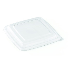 Plastic PET Deksel transparant voor Kom 17x17cm 